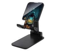 FodPand Supporto regolabile per telefono cellulare con lucciole e lanterna per scrivania Supporto per telefono portatile Supporto universale per telefoni vivavoce per aereo, essenziale da viaggio