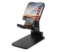 FodPand Supporto regolabile per telefono cellulare Golden Gate Bridge per scrivania Supporto per telefono portatile universale per telefoni vivavoce per aereo, essenziale da viaggio, compatibile con 4
