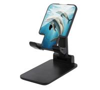 FodPand Supporto regolabile per telefono cellulare Kiss Dolphin Tale per scrivania Supporto per telefono portatile universale per telefoni vivavoce per aereo, accessori da viaggio, compatibile con 4-8