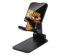 FodPand Supporto regolabile per telefono cellulare Leopard Little Gecko per scrivania Supporto per telefono portatile universale per telefoni vivavoce per aereo, accessori da viaggio, compatibile con
