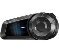 Fodsports FX-S Interfono Moto Singolo, Auricolare Casco Bluetooth 5.4 per 2 Piloti, Sistema di Comunicazione 1000m, Tripla Riduzione Rumore, Stereo HiFi, Vivavoce Musica e Chiamate, Impermeabile IP67