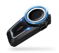 Fodsports FX7 Interfono Moto, Interfono Mesh da 2000 M per 10 Motociclisti, Condivisione Musicale Auricolare Casco Moto, Dual 5.4 Bluetooth Chip Cuffie per Casco Moto con Radio FM, Multitasking Audio