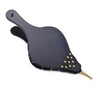 Foedo - Soffietto per caminetto, per esterni, per camino, braciere, stufa a legna, barbecue, campeggio, ventilatore ad aria, 48,3 x 20,3 cm, con ugello in ghisa (nero, grande)