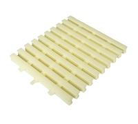 FOELANNE Cappucci per Griglie giuntate, Grata di Scarico for Piscina accoppiabile in ABS, Colore osseo, 39,37 Pollici, Dimensioni Multiple, 2-10 Pezzi(30x 100cm,2pcs)