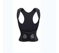 FOELANNE correttore posturale maschile e femminile, Correttore posturale supporto lombare for uomo e donna nero diverse misure(2XL)