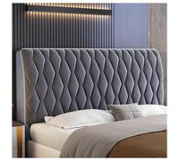 FOELANNE divano a testa di letto, Copri testiera in velluto for letto king size, queen size, singolo, multicolore, diverse misure(Dark Gray,160cm)