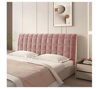 FOELANNE divano a testa di letto, Copri testiera in velluto multicolore 120-220 cm(Gray Pink,190cm)