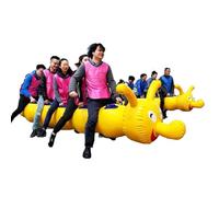 FOELANNE Gioco della barca-drago in PVC | Dimensioni multiple, 2 pezzi, attività di team building all'aperto: giochi di gruppo