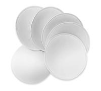 FOELANNE Imbottiture Rimovibili per Reggiseno, Imbottiture for Reggiseno in Spugna Rotonde Rimovibili for Costume da Bagno Bikini da Donna Multicolore, Diverse Taglie(White,13cm)