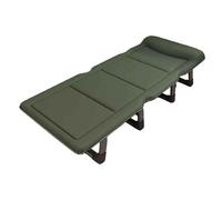 FOELANNE letto di campeggio pieghevole, Lettino pieghevole regolabile in 4 posizioni for adulti con materasso e cuscino multicolore, diverse misure(Green,190 * 68 * 30cm)