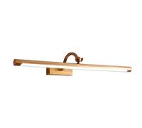 FOELANNE Luci da bagno, Luce LED interamente in rame for specchio da bagno e mobiletto for toeletta multicolore 42-77 cm(Brass,77cm)
