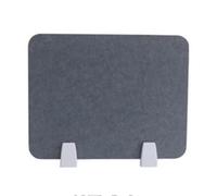 FOELANNE Pannello divisorio da scrivania indipendente, Pannello divisorio da scrivania fonoassorbente multicolore, misure multiple, 2 pezzi(Grey,30 * 100cm*2PCS)