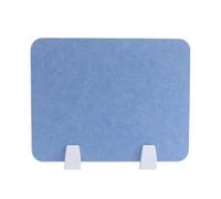 FOELANNE Pannello divisorio da scrivania indipendente, Pannello divisorio da scrivania fonoassorbente multicolore, misure multiple, 2 pezzi(Blue,30 * 120cm*2PCS)