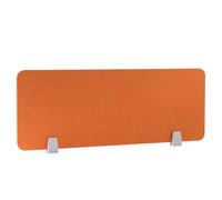 FOELANNE Pannello divisorio da scrivania indipendente, Pannello divisorio for scrivania fonoassorbente for la privacy, multicolore, in diverse dimensioni(Orange,30 * 100cm)