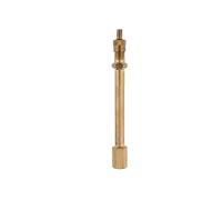 FOELANNE Prolunga per Stelo valvola Pneumatico, Prolunga for Stelo in Ottone con Foro Dritto for Pneumatici Oro Argento 100-200 mm for Camion Auto(Gold 150mm)
