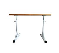 FOELANNE Recinzione di Balletto per casa, Barra da Balletto Regolabile in Legno e Ferro autoportante for Esercizi di Stretching da 1 m a 1,5 m(1.5m)