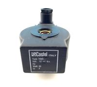FOELANNE Valvola a Bobina solenoide, Bobina Elettrovalvola Castel HM3 12V 24VDC Italia 20W(Dc 24v)