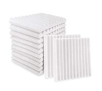 Foemey 12 pannelli fonoassorbenti in schiuma, piastrelle a cuneo per studio, pannelli fonoassorbenti a piramide, pannelli da parete per studio, ecc., 2,5 x 30 x 30 cm