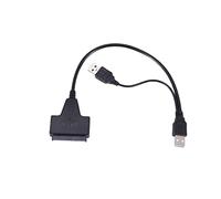 Foemey Adattatore da USB 2.0 a IDE SATA S-ATA 2.5/3.5" per HDD/SSD Laptop Hard Disk Drive Convertitore Cavo