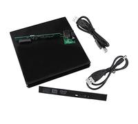 Foemey Custodia esterna per DVD da 12,7 mm, USB 2.0, custodia esterna per DVD/CD-ROM per computer portatile, PC, unità disco ottico SATA a SATA
