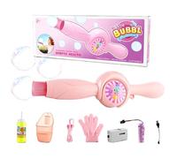 Fog Bubble Machine, Rechargeable Portable Toy, Interactive Play with LED Light, Outdoor Entertainment with Sturdy Build, Party Accessory, Fun Solution for Boys Girls Family Backyard Park