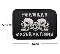 FOG Forward Morale Toppa ricamata con chiusura in Chiusura A Strappo