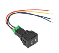 Fog Lamp Switch 5 Pin 40A 12V | IP67 Watertight & Heat Tolerant | ABS Automotive Switch for Cars/Trucks/SUVs | Short Circuit & Overload Protection