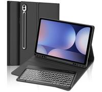 FOGARI Tastiera Magnetica per Samsung Galaxy Tab S10 Ultra 14.6" 2024, QWERTY Italiano Keyboard Retroilluminata Bluetooth Staccabile, Custodia con Samsung Tab S10 Ultra 14.6 pollici 2024, Nero