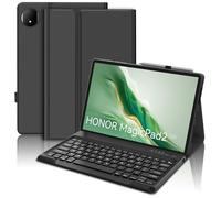 FOGARI Tastiera per Honor MagicPad 2 WiFi Tablet 12.3 Pollici 2024, AZERTY Francese Custodia Tastiera Magnetica Bluetooth Senza Fili Custodia per Honor MagicPad 2 12.3'', Nero