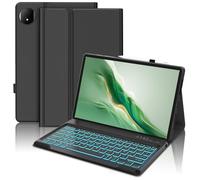 FOGARI Tastiera per Honor MagicPad 2 WiFi Tablet 12.3 Pollici 2024, AZERTY Francese Retroilluminato Tastiera Magnetica Bluetooth Senza Fili Custodia per Honor MagicPad 2 12.3'', Nero