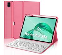 FOGARI Tastiera per Honor Pad X8a Tablet 11'' 2024, AZERTY Francese Tastiera Bluetooth senza fili, Custodia intelligente per Honor Pad X8a 11 Pollice - Rosso