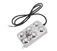 Fogger per Nebulizzatore a 6 Teste, Macchina per Nebbia per Stagno a Fontana Ad Ultrasuoni da 5000 Ml H, Atomizzatore per Giardino, Giardino Roccioso, Prato, Halloween