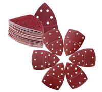 Fogli Abrasivi, 30 pezzi, Carta Abrasiva per Levigatrice Mouse, Carta Vetrata per Levigatrice per Legno Grana, Ideale per Levigare, Lucidare, Strappo Assortiti 40/60/80/120/180/240, 140x90 mm