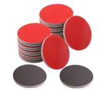 Fogli abrasivi da 7,6 cm con grana 2000, 24 pezzi, per varie superfici, con cuscinetto di supporto per fissaggio rapido dell'utensile