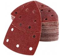 Fogli abrasivi triangolari per Bosch PSM 100A, PSM 160, PSM 200 AES, PSM 18, PDA 180, PSM 160 A/PSM 80/PRIO, 105 x 152 mm,