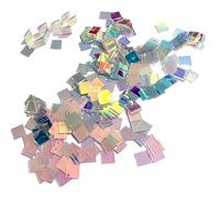 Fogli acrilici colorati, 100 pezzi bifacciali iridescenti, 33 colori radianti materiale fai da te per lavori fai da te per arte con chiare, pittura decorativa per la casa | per classe