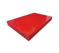 Fogli acrilici, fogli di plastica, 1 pannello rosso GPO-3, pannello in fibra di vetro GPO-3, foglio resistente al calore GPO-3 rosso 200 * 250 mm, laminato in resina poliestere insatura(200x250x1.5mm)