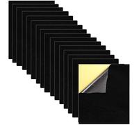 Fogli adesivi in feltro, 20 pezzi, autoadesivi in tessuto velato, resistenti all'acqua, formato A4, per arte e artigianato