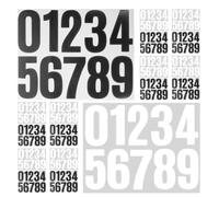 Fogli Adesivi Numerici Impermeabili 20 4 Pollici, Autoadesivi | Targhe Indirizzo e Cassetta Postale, Applicazione Facile, Carta Adesiva, Uso Interno, Etichette