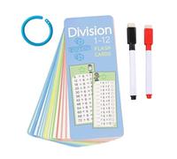 fogli carte educative, gioco di apprendimento scolastico, regalo giochi per bambini dai 5 anni in su, per imparare a calcolare, tabelline (B1, One Size)