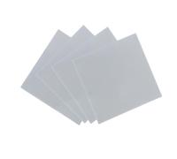 Fogli ceramici ultrasottili in nitruro di alluminio - Substrati AIN, spessore 0,2-1,5 mm, eccellente conduttività termica, 1 pezzo(120x120x0.2mm)