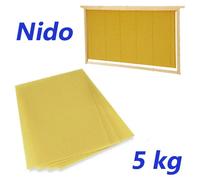 Fogli cerei pura cera per nido api - confezione 5 kg - LEGA