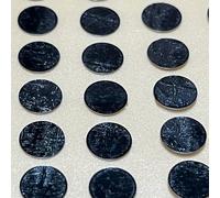 Fogli circolari di nastro conduttivo in carbonio bifacciale for microscopia elettronica SEM - Confezione da 40, personalizzabili(Dia: 12 mm)