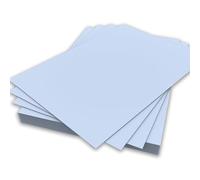 Fogli di carta A5, 80 g/m², double-face, per stampante, origami, volantini, disegno, scuola, ufficio, 148 mm x 210 mm (A5, carta azzurra, 80 g/m², 200 fogli)