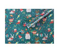 Fogli di carta da regalo natalizia da 51,8 cm e 75 cm, fatti a mano, per compleanni, vacanze, stampa natalizia (B, taglia unica)