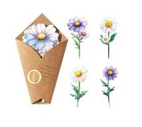 Fogli di carta per scrapbooking decorati con pellicola, adatti per il fai da te e il diario con accenti alla moda, in PET riposizionabili