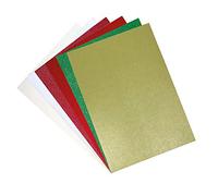 Fogli di cartoncino Surfacez A4 60 pezzi (Pearl & Glitter Festive)