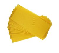 Fogli di cera d'api 100% pura per la creazione di candele, 10 fogli di cera naturale 90 mm x 130 mm, kit per la creazione di candele fai da te, per adulti e bambini