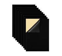 Fogli di feltro autoadesivi 10 pezzi tinta unita formato A4, guscio e morbido tessuto morbido per artigianato, progetti fai da te, album di ritagli, decorazione, carta da parati, forniture