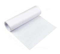 Fogli di feltro autoadesivi, 40 x 200 cm, spessore 1 mm, multicolore, isolamento acustico, decorazione fai da te per arti (bianco)